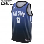 All-Star 2023 Trikot Team 1 Paul George 13 Nike Blau Swingman - Kinder
